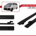 Citroen Jumpy 3 (K0) Space Tourer 2017 ve Sonrası ile Uyumlu BASIC Model Ara Atkı Tavan Barı Siyah 2 Adet