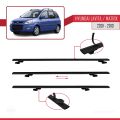 Hyundai Matrix (FC) 2001-2010 Arası ile Uyumlu BASIC Model Ara Atkı Tavan Barı Siyah 2 Adet