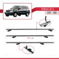 Honda CR-V 1997-2001 Arası ile Uyumlu BASIC Model Ara Atkı Tavan Barı Gri 2 Adet