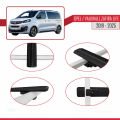 Opel Zafira Life 2019 ve Sonrası ile Uyumlu BASIC Model Ara Atkı Tavan Barı Siyah 4 Adet