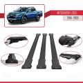 Mitsubishi L200 V 2015-2023 Arası ile Uyumlu FLY Model Ara Atkı Tavan Barı Siyah 3 Adet