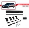 Honda Accord Tourer 2008-2012 Arası ile Uyumlu BASIC Model Ara Atkı Tavan Barı Siyah 2 Adet
