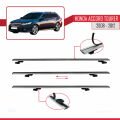 Honda Accord Tourer 2008-2012 Arası ile Uyumlu BASIC Model Ara Atkı Tavan Barı Gri 2 Adet
