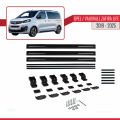 Opel Zafira Life 2019 ve Sonrası ile Uyumlu BASIC Model Ara Atkı Tavan Barı Siyah 3 Adet