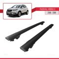 Vauxhall Mokka X (J13) 2016-2019 Arası ile Uyumlu HOOK Model Ara Atkı Tavan Barı Siyah 2 Adet