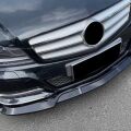 Mercedes W204 2007-2014 C Serisi Uyumlu  Ön Lip Brabus- Pıano Black (Parlak Siyah) (AMG)