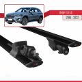 BMW X1 (F48) 2016-2022 Arası ile Uyumlu HOOK Model Ara Atkı Tavan Barı Siyah 2 Adet