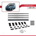 Citroen Berlingo 2 (B9) 2008-2018 Arası ile Uyumlu BASIC Model Ara Atkı Tavan Barı Gri 3 Adet