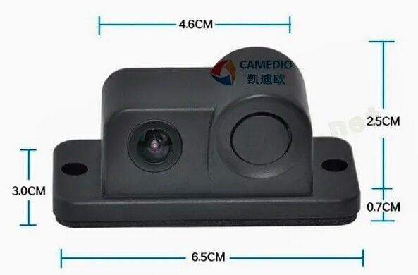 Ses İkazlı Park Sensörü Siyah Lens