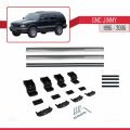 GMC Jimmy 1995-2005 Arası ile Uyumlu BASIC Model Ara Atkı Tavan Barı Gri 2 Adet