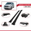 Mercedes V Class 3 (W447) 2014 ve Sonrası ile Uyumlu FLY Model Ara Atkı Tavan Barı Siyah 4 Adet