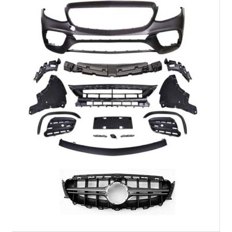 Mercedes W213 2016+ E63 Uyumlu Yedek Parça Ön Tampon & Panjur Seti