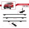 Citroen Dispatch (K0) 2017 ve Sonrası ile Uyumlu BASIC Model Ara Atkı Tavan Barı Siyah 3 Adet