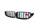 Bmw 4 Serisi F32 İçin Uyumlu 2013-2019 M4 Görünüm Böbrek Çift Çizgi Panjur M Renk