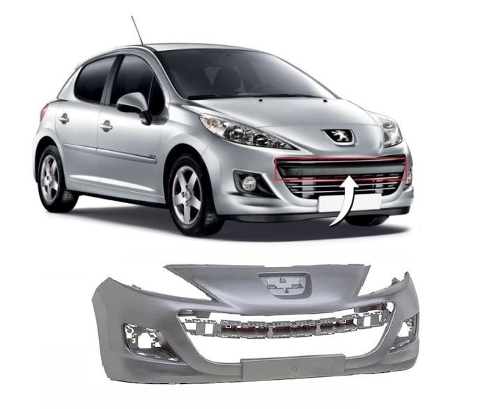 Peugeot 207 2009 - 2012 Arası Uyumlu Ön Tampon