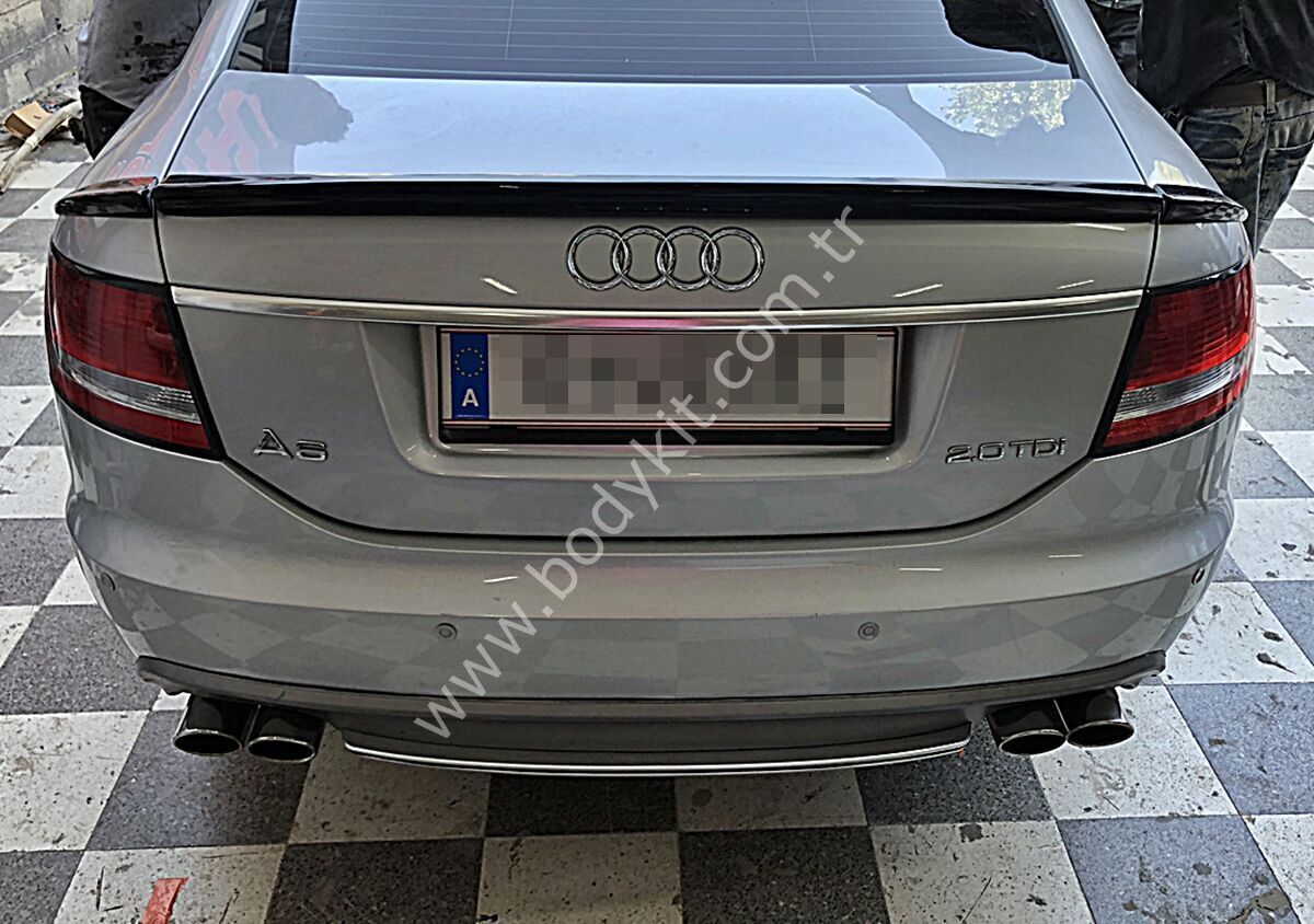 Audi A6 Uyumlu Yedek Parça 3 Parça Spoiler