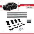 Isuzu D-Max 2 (RT85) Post-Facelift 2016-2019 Arası ile Uyumlu BASIC Model Ara Atkı Tavan Barı Gri 2 Adet