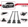 Mini Countryman 2 (F60) 2017-2023 Arası ile Uyumlu FLY Model Ara Atkı Tavan Barı Gri 3 Adet