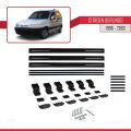 Citroen Berlingo (M49) 1996-2003 Arası ile Uyumlu BASIC Model Ara Atkı Tavan Barı Siyah 3 Adet