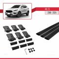 MG ZS 2018-2024 Arası ile Uyumlu FLY Model Ara Atkı Tavan Barı Siyah 3 Adet