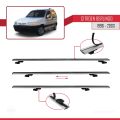 Citroen Berlingo (M49) 1996-2003 Arası ile Uyumlu BASIC Model Ara Atkı Tavan Barı Gri 3 Adet