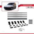 Citroen Berlingo (M49) 1996-2003 Arası ile Uyumlu BASIC Model Ara Atkı Tavan Barı Gri 3 Adet