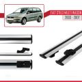 Fiat Stilo Multi Wagon 2003-2007 Arası ile Uyumlu BASIC Model Ara Atkı Tavan Barı Gri 2 Adet