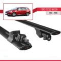 Ford Focus 3 (C346) SW 2011-2018 Arası ile Uyumlu HOOK Model Ara Atkı Tavan Barı Siyah 2 Adet