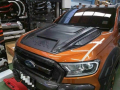 Ford Ranger 2012+ Kaput Üst Koruma Geniş Model