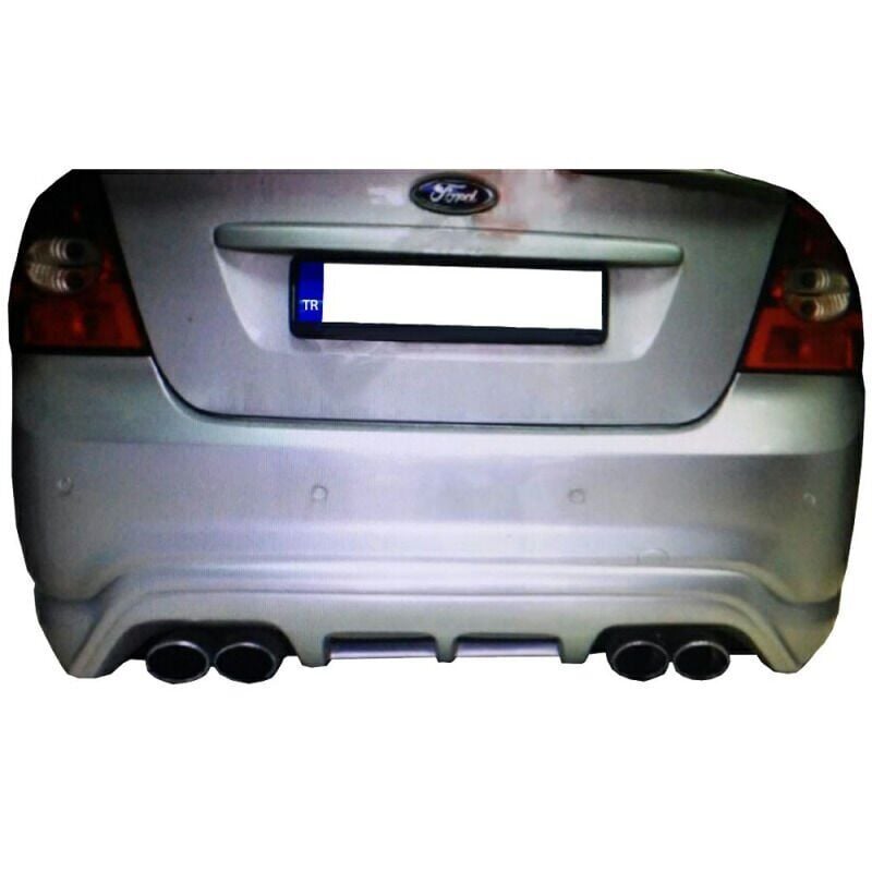 Ford Focus 2 Sedan Uyumlu Yedek Parça   Makyajlı Arka Tampon Eki Boyasız