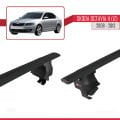 Skoda Octavia 2 (1Z) Post-Facelift 2008-2013 Arası ile Uyumlu ACE-4 Ara Atkı Tavan Barı Siyah 2 Adet