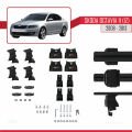 Skoda Octavia 2 (1Z) Post-Facelift 2008-2013 Arası ile Uyumlu ACE-4 Ara Atkı Tavan Barı Siyah 2 Adet