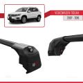 Volkswagen Tiguan (5N) 2007-2016 Arası ile Uyumlu ACE-2 Ara Atkı Tavan Barı Siyah 2 Adet