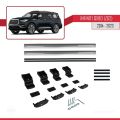 Infiniti QX80 (Z62) 2014-2023 Arası ile Uyumlu BASIC Model Ara Atkı Tavan Barı Gri 2 Adet