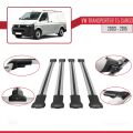 Volkswagen T5 Transporter 2003-2015 Arası ile Uyumlu FLY Model Ara Atkı Tavan Barı Gri 4 Adet