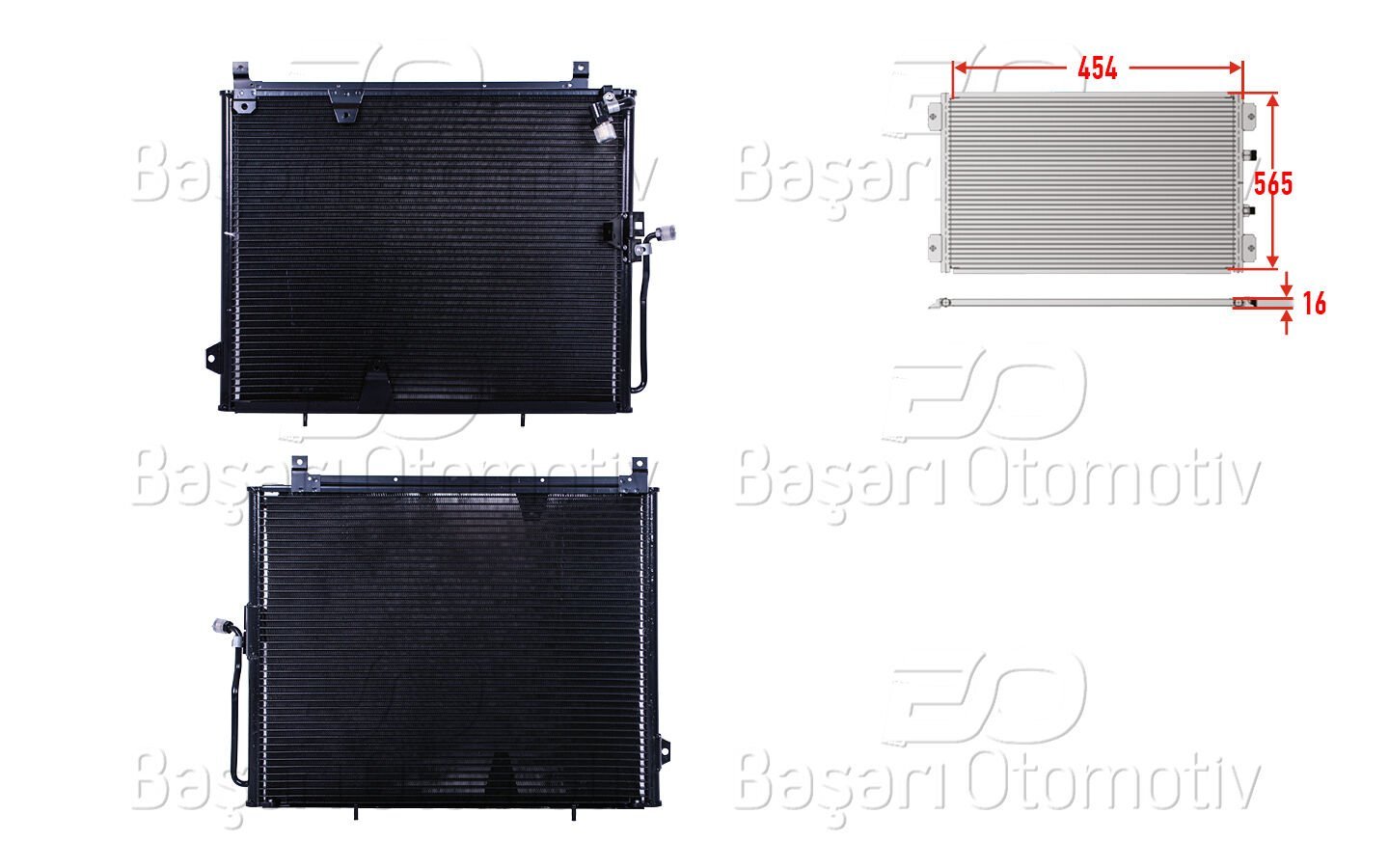 Mercedes-Benz 124 1992-1997 Uyumlu Klima Radyatörü