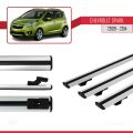 Chevrolet Spark (M300) 2009-2014 Arası ile Uyumlu BASIC Model Ara Atkı Tavan Barı Gri 3 Adet