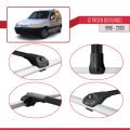 Citroen Berlingo (M49) 1996-2003 Arası ile Uyumlu ACE-1 Ara Atkı Tavan Barı Siyah 2 Adet