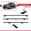 Infiniti QX70 (S51) 2013-2017 Arası ile Uyumlu BASIC Model Ara Atkı Tavan Barı Siyah 2 Adet
