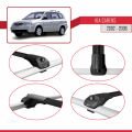 Kia Carens Post-Facelift 2002-2006 Arası ile Uyumlu ACE-1 Ara Atkı Tavan Barı Siyah 3 Adet