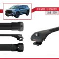 Chevrolet Traverse 2018-2024 Arası ile Uyumlu ACE-1 Ara Atkı Tavan Barı Siyah 3 Adet