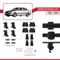Skoda Octavia 2 (1Z) Pre-Facelift 2004-2008 Arası ile Uyumlu ACE-4 Ara Atkı Tavan Barı Siyah 2 Adet