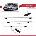 Opel Vivaro A 2001-2014 Arası ile Uyumlu BASIC Model Ara Atkı Tavan Barı Siyah 3 Adet