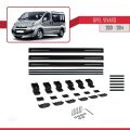 Opel Vivaro A 2001-2014 Arası ile Uyumlu BASIC Model Ara Atkı Tavan Barı Siyah 3 Adet