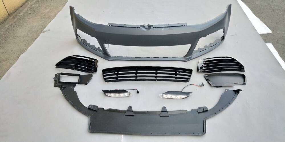 Volkswagen Jetta 2012-2015 Uyumlu Yedek Parça R Ön Tampon+Panjur