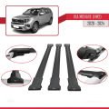 Kia Mohave 2 (HM2) 2020-2024 Arası ile Uyumlu FLY Model Ara Atkı Tavan Barı Siyah 3 Adet