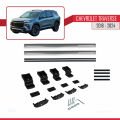 Chevrolet Traverse 2018-2024 Arası ile Uyumlu BASIC Model Ara Atkı Tavan Barı Gri 2 Adet