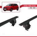 Skoda Fabia 3 (NJ) 2015-2022 Arası ile Uyumlu ACE-4 Ara Atkı Tavan Barı Siyah 2 Adet