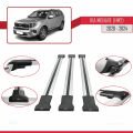 Kia Mohave 2 (HM2) 2020-2024 Arası ile Uyumlu FLY Model Ara Atkı Tavan Barı Gri 3 Adet