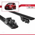 Fiat Panda 3 (319) 2012-2024 Arası ile Uyumlu HOOK Model Ara Atkı Tavan Barı Siyah 2 Adet